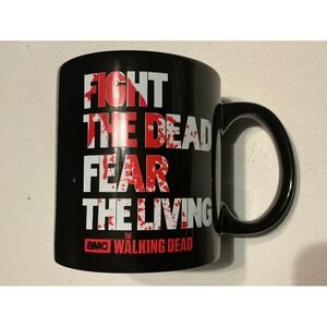 The Walking Dead Mug Fight The Dead Fear The Living AMC TV Show Coffee Cup